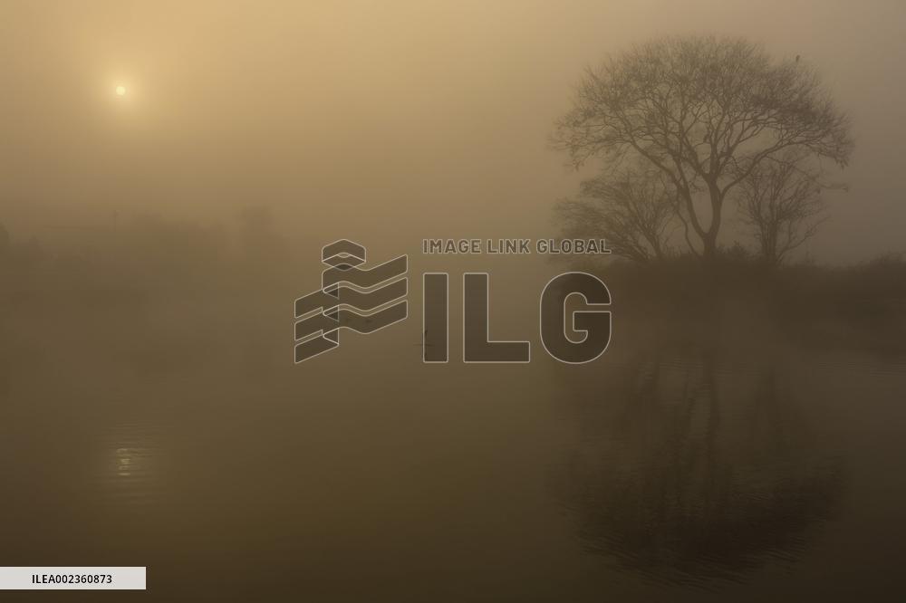 NEPAL-KATHMANDU-FOG