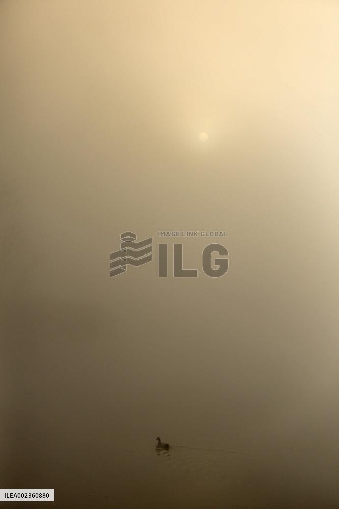 NEPAL-KATHMANDU-FOG