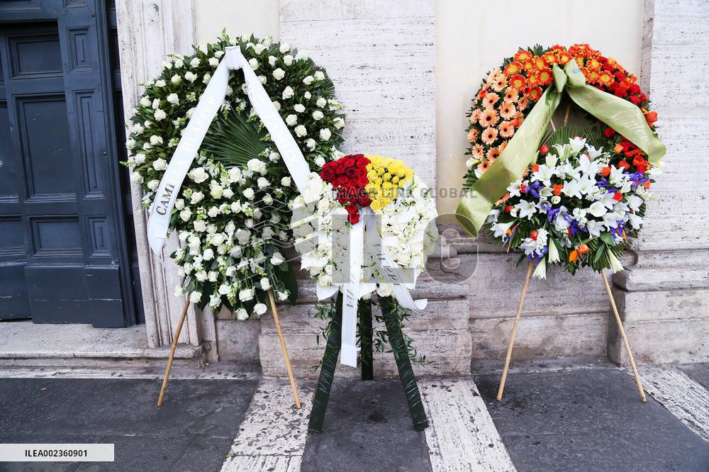 Funeral of Ira von Fürstenberg - Rome