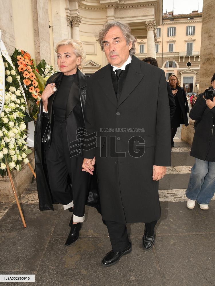 Funeral of Ira von Fürstenberg - Rome