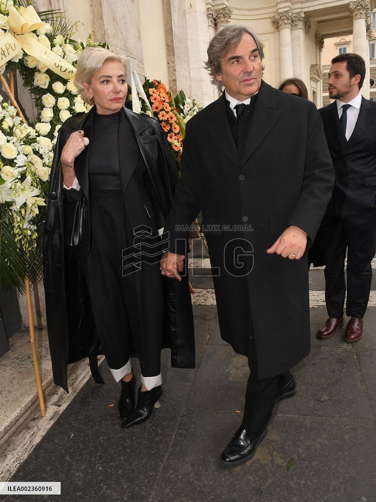 Funeral of Ira von Fürstenberg - Rome