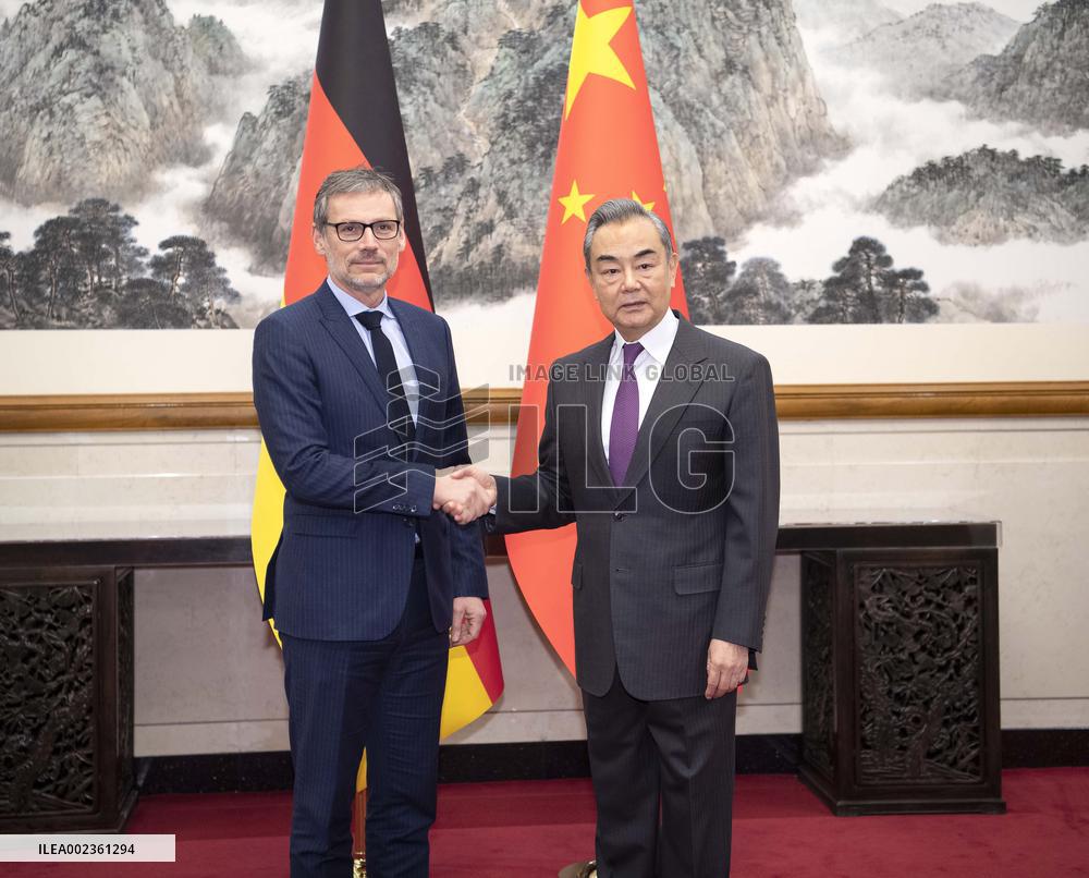 CHINA-BEIJING-WANG YI-GERMAN DIPLOMAT-MEETING (CN)