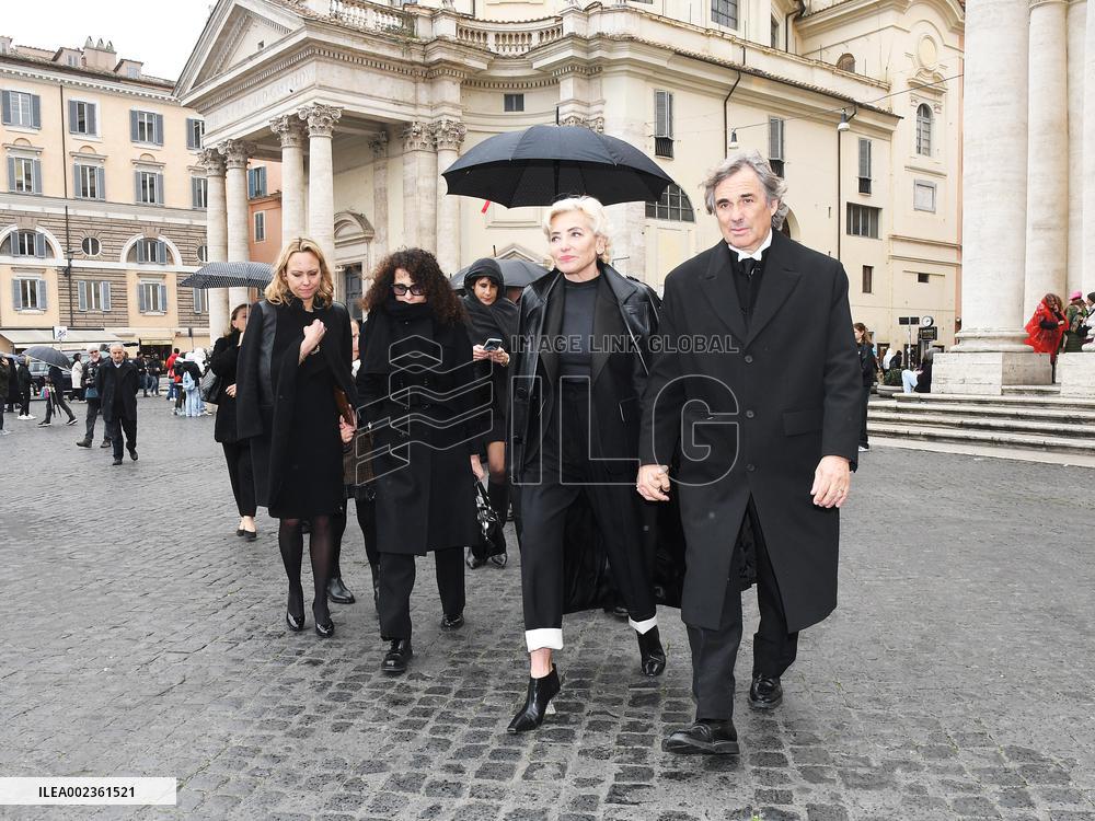 Funeral of Ira von Furstenberg - Rome