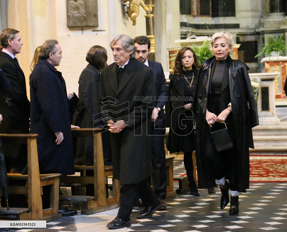 Funeral of Ira von Furstenberg - Rome