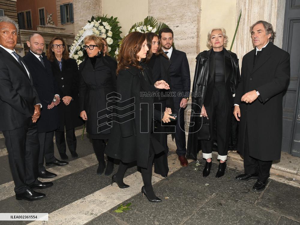 Funeral of Ira von Furstenberg - Rome
