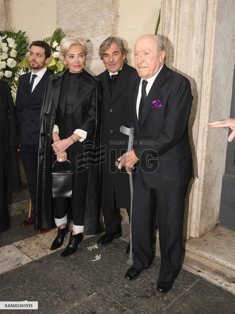 Funeral of Ira von Furstenberg - Rome