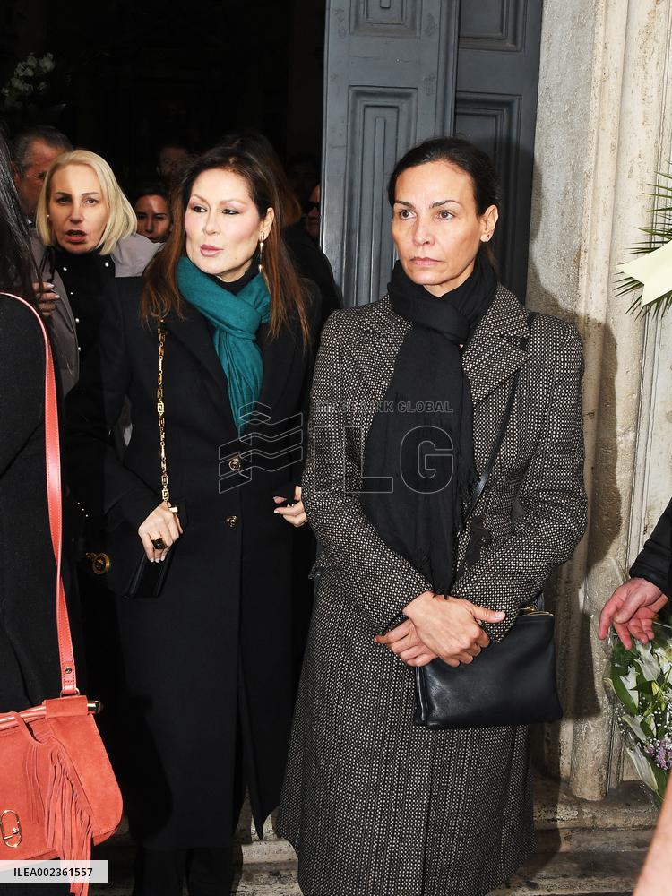 Funeral of Ira von Furstenberg - Rome