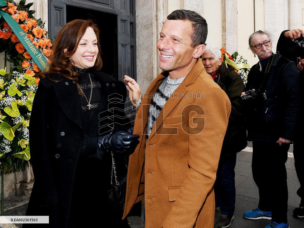 Funeral of Ira von Furstenberg - Rome