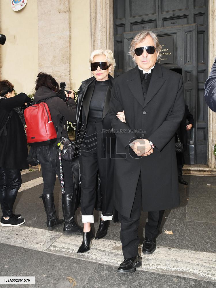 Funeral of Ira von Furstenberg - Rome