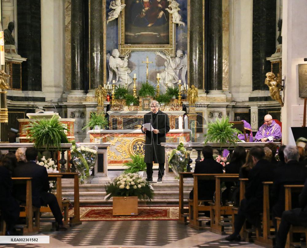 Funeral of Ira von Furstenberg - Rome