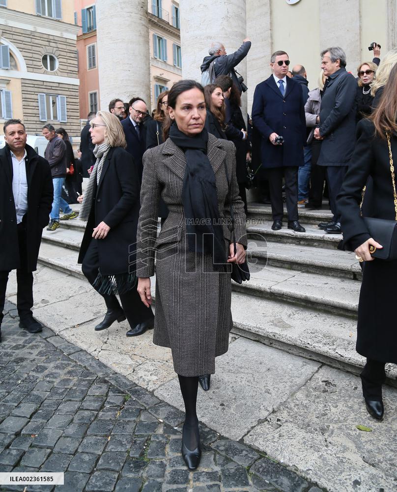 Funeral of Ira von Furstenberg - Rome
