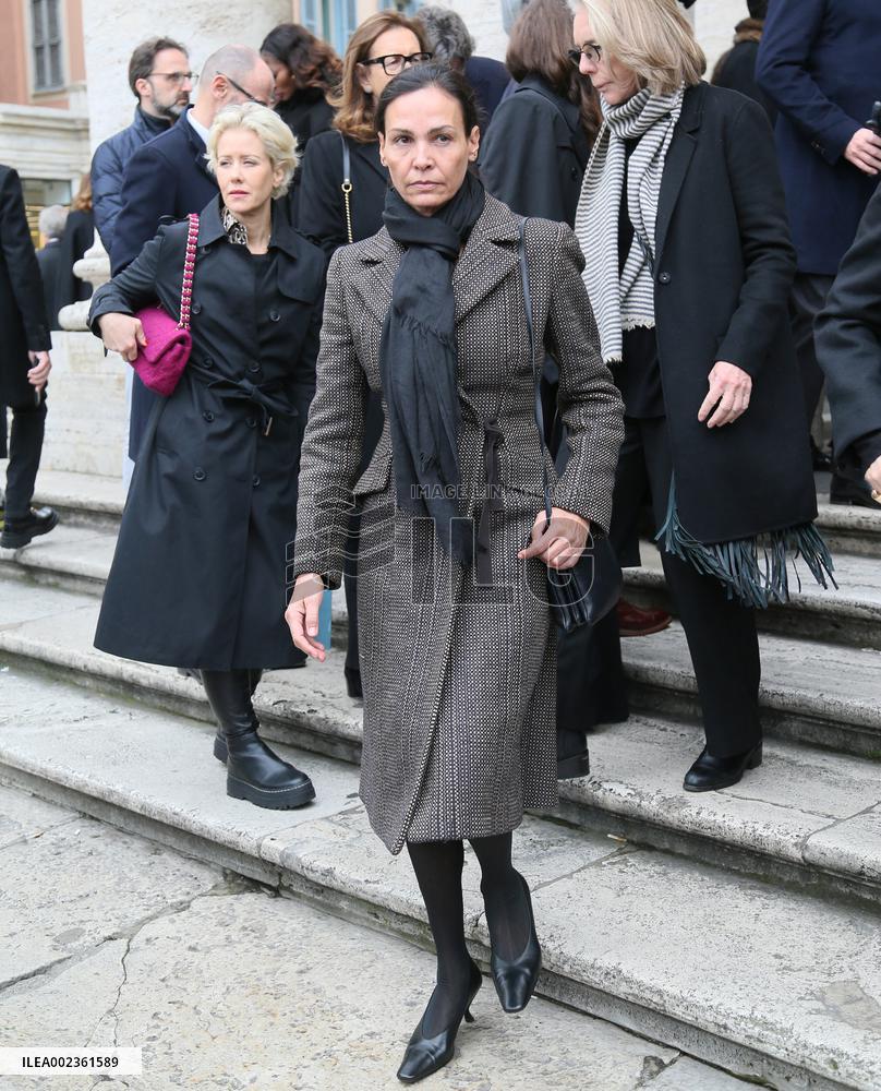 Funeral of Ira von Furstenberg - Rome