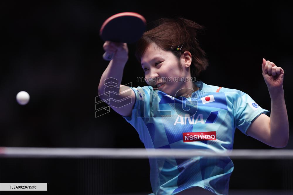 (SP)SOUTH KOREA-BUSAN-TABLE TENNIS-WORLD TEAM CHAMPIONSHIPS FINALS-WOMEN-SEMIFINAL-HKG VS JPN