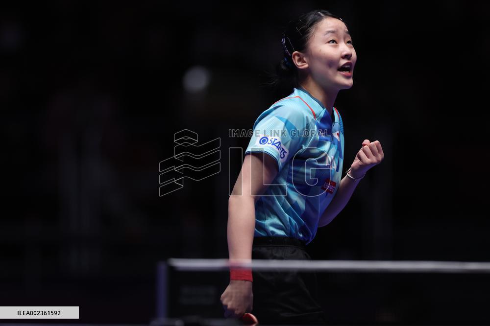(SP)SOUTH KOREA-BUSAN-TABLE TENNIS-WORLD TEAM CHAMPIONSHIPS FINALS-WOMEN-SEMIFINAL-HKG VS JPN