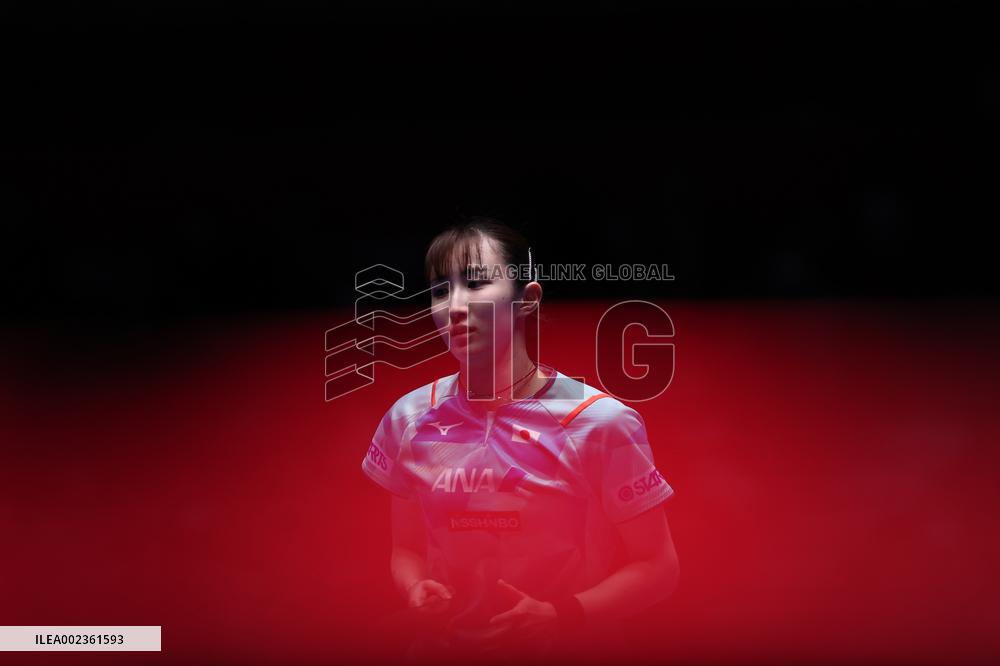 (SP)SOUTH KOREA-BUSAN-TABLE TENNIS-WORLD TEAM CHAMPIONSHIPS FINALS-WOMEN-SEMIFINAL-HKG VS JPN