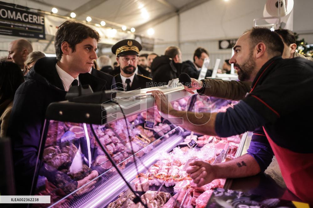 PM Attal on visit in the Charente Maritime department