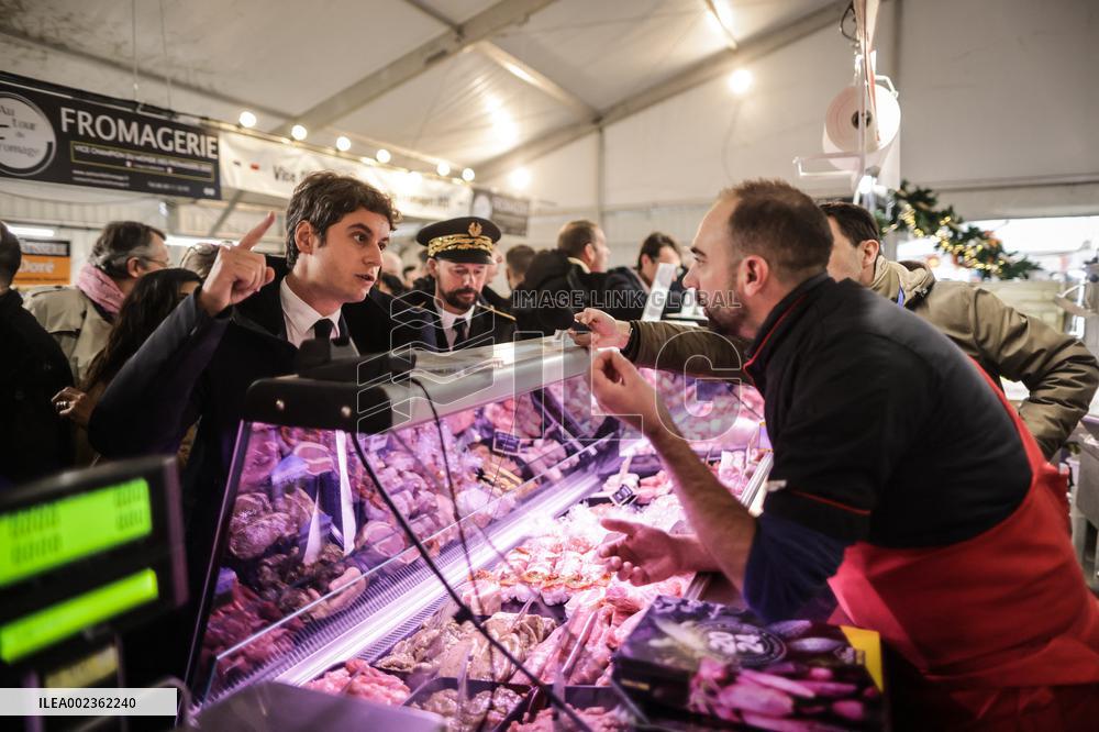 PM Attal on visit in the Charente Maritime department