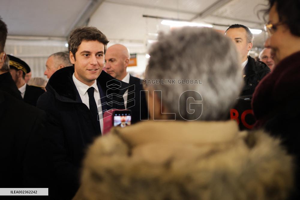 PM Attal on visit in the Charente Maritime department