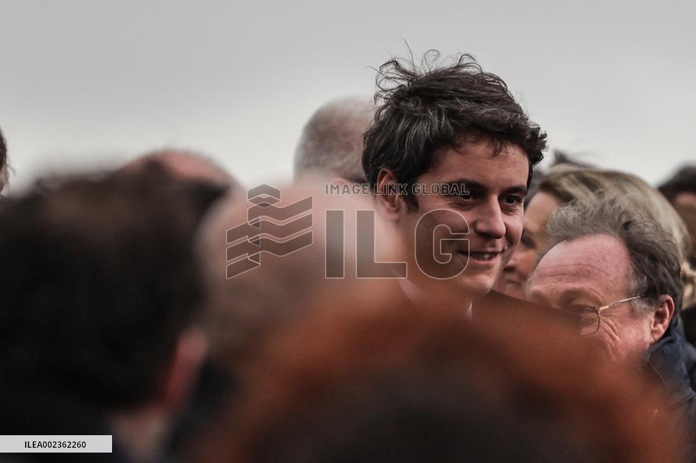 PM Attal on visit in the Charente Maritime department