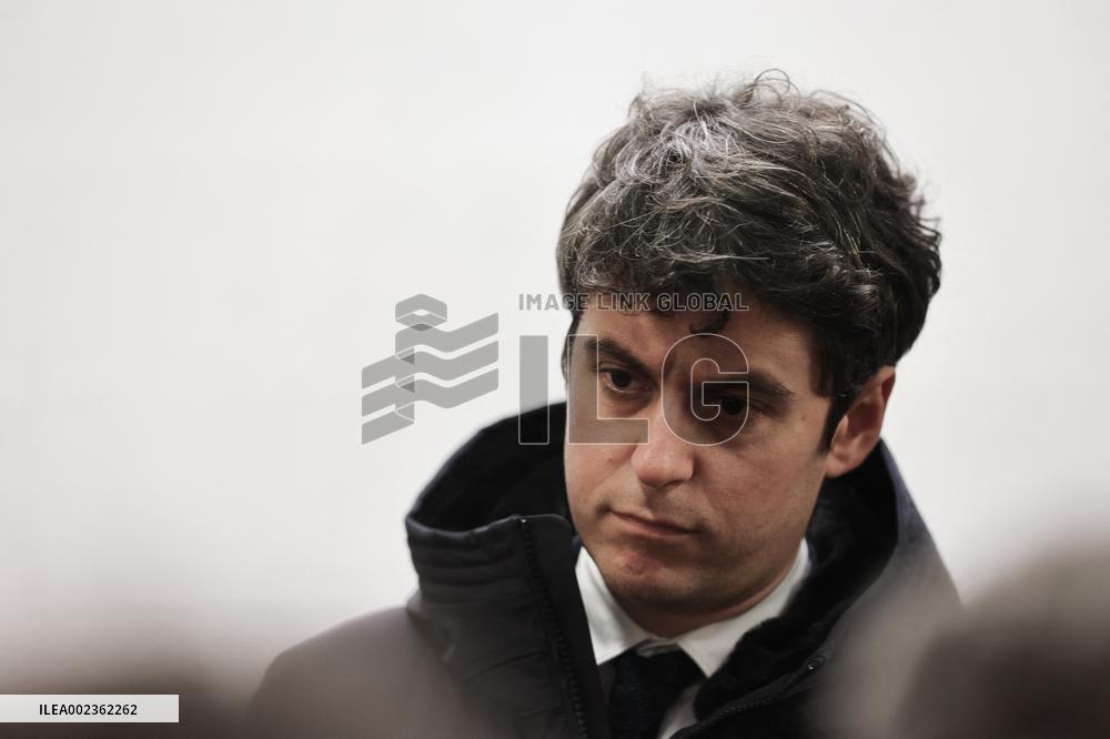 PM Attal on visit in the Charente Maritime department