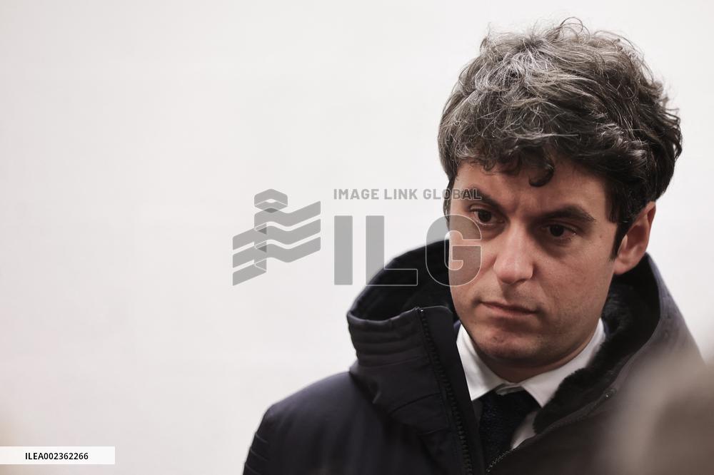 PM Attal on visit in the Charente Maritime department