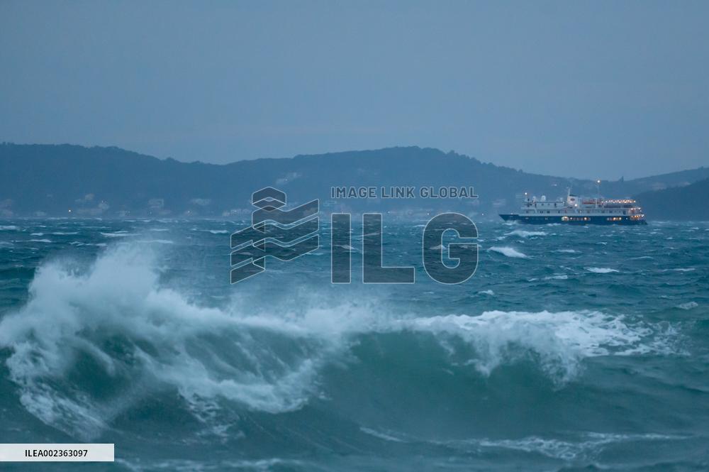 CROATIA-ZADAR-STRONG WIND