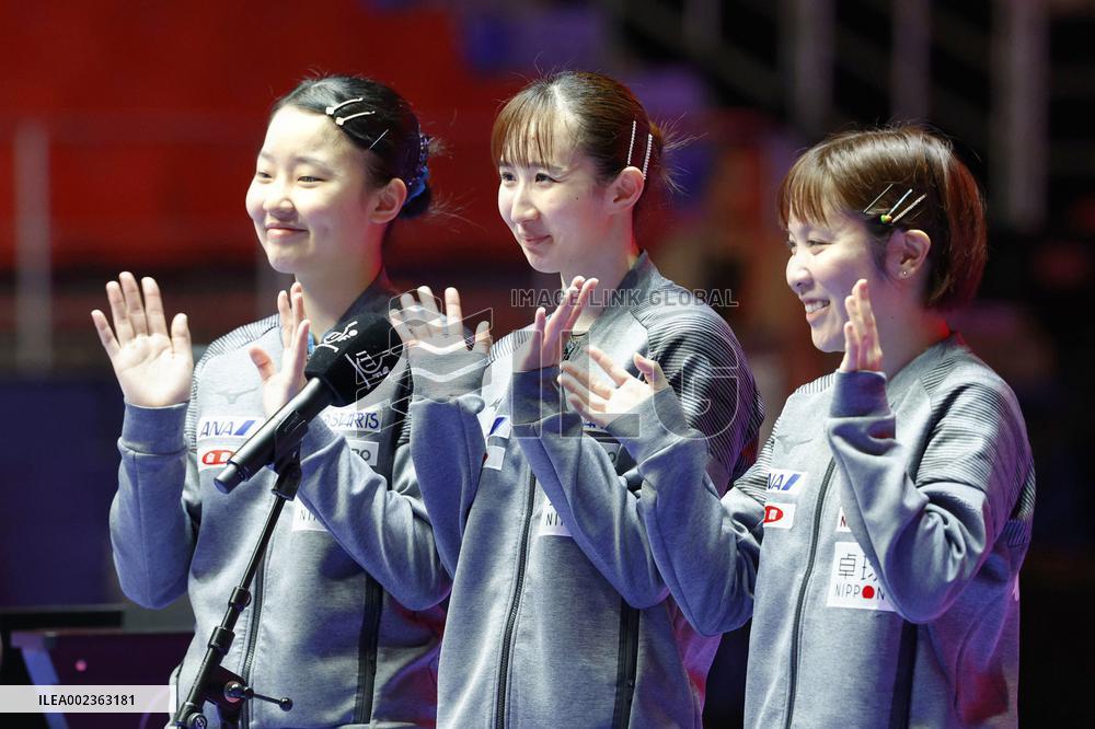 Table tennis: Team worlds