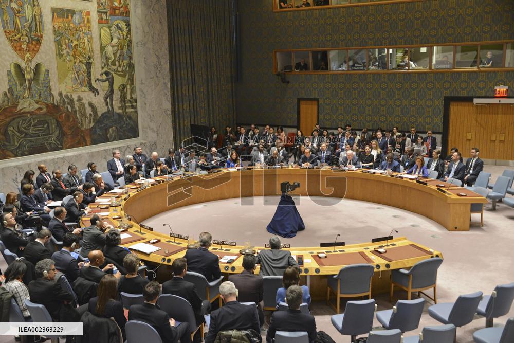 U.N. Security Council session on Russia's invasion of Ukraine