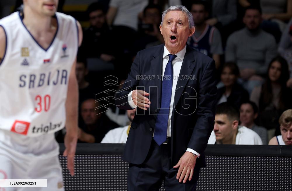 (SP)SERBIA-BELGRADE-BASKETBALL-FIBA EUROBASKET 2025 QUALIFIER-SERBIA VS FINLAND