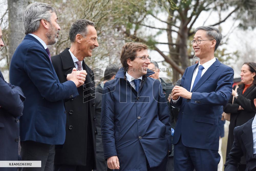 SPAIN-MADRID-PANDA-FAREWELL PARTY