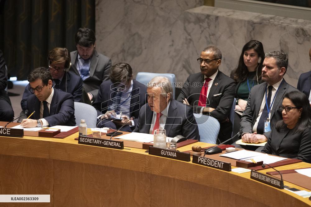 UN-SECURITY COUNCIL-GUTERRES-UKRAINE CRISIS