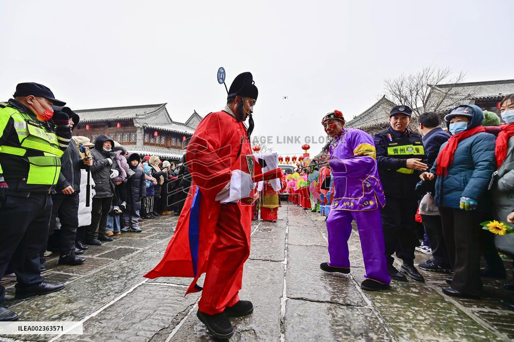 Chinese Celebrate Lanter Festival in Qingzhou