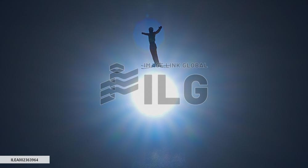 (SP)CHINA-INNER MONGOLIA-HULUN BUIR-14TH NATIONAL WINTER GAMES-FREESTYLE SKIING-JUNIOR MIXED TEAM AERIALS (CN)