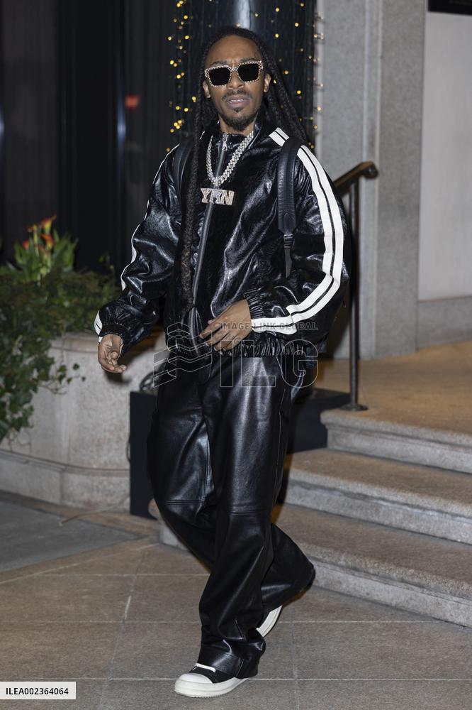 MFW - Quavo Leaves His Hotel