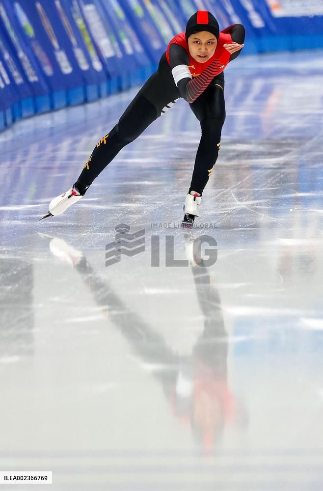 (SP)CHINA-INNER MONGOLIA-HULUN BUIR-14TH NATIONAL WINTER GAMES-SPEEDSKATING (CN)