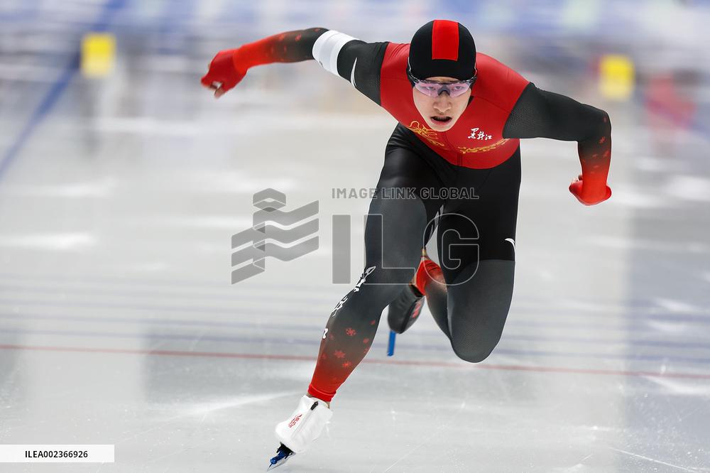 (SP)CHINA-INNER MONGOLIA-HULUN BUIR-14TH NATIONAL WINTER GAMES-SPEEDSKATING (CN)