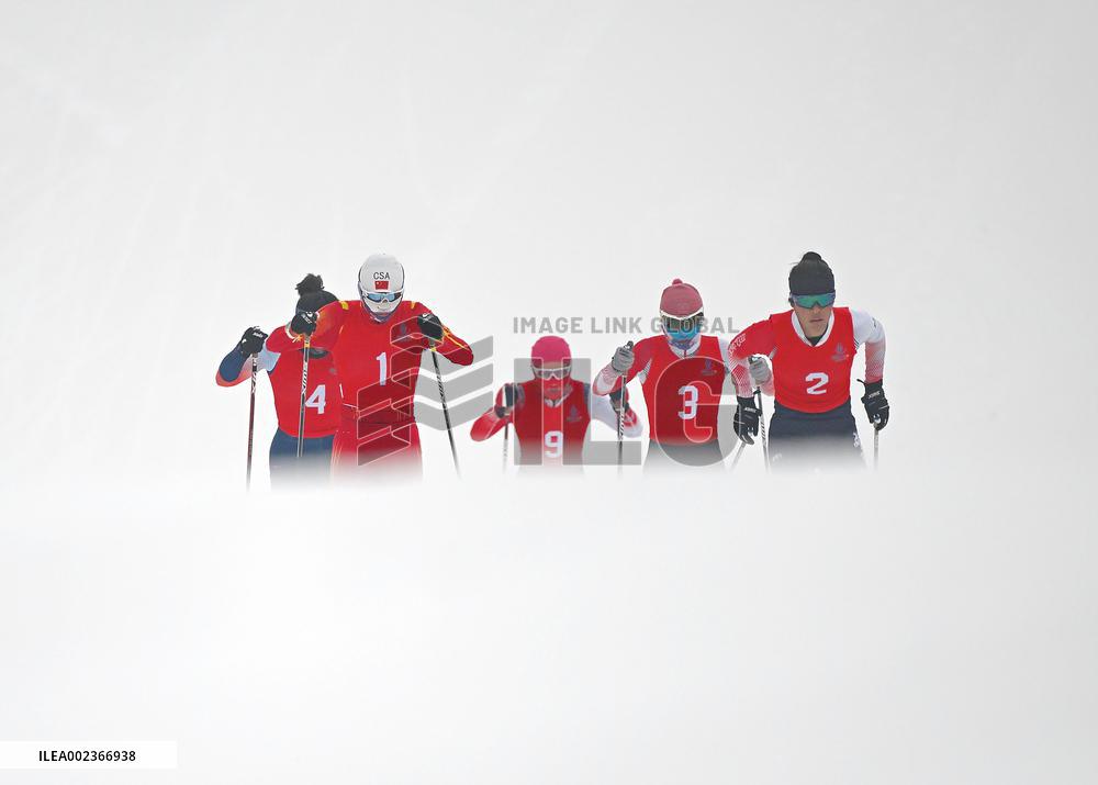 (SP)CHINA-INNER MONGOLIA-ULANQAB-14TH NATIONAL WINTER GAMES-CROSS COUNTRY-WOMEN 30KM MASS START CLASSIC (CN)