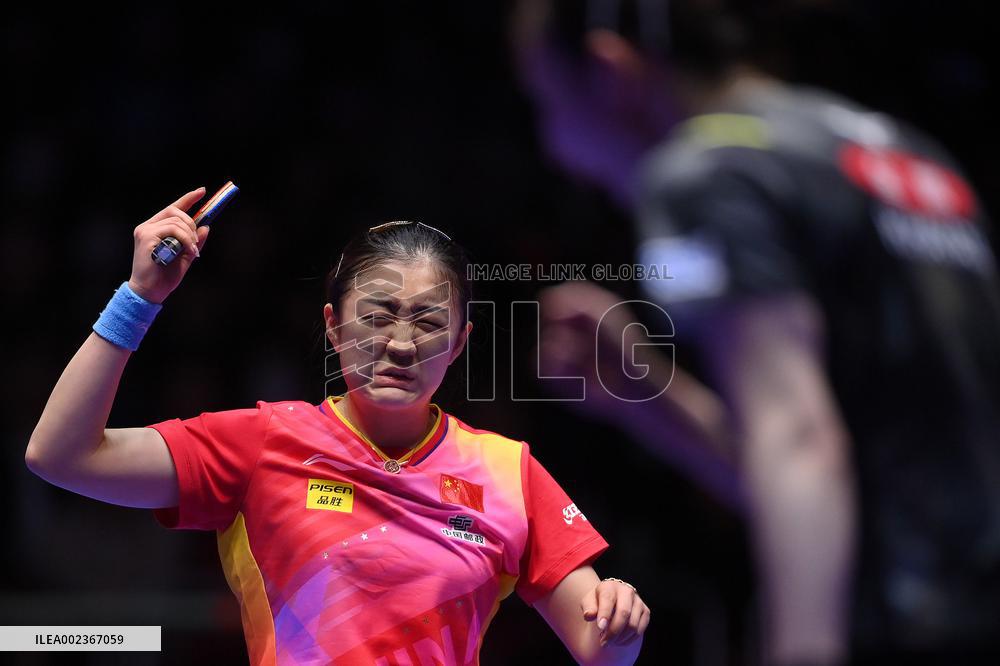 (SP)SOUTH KOREA-BUSAN-TABLE TENNIS-WORLD TEAM CHAMPIONSHIPS FINALS-WOMEN-FINAL-CHN VS JPN