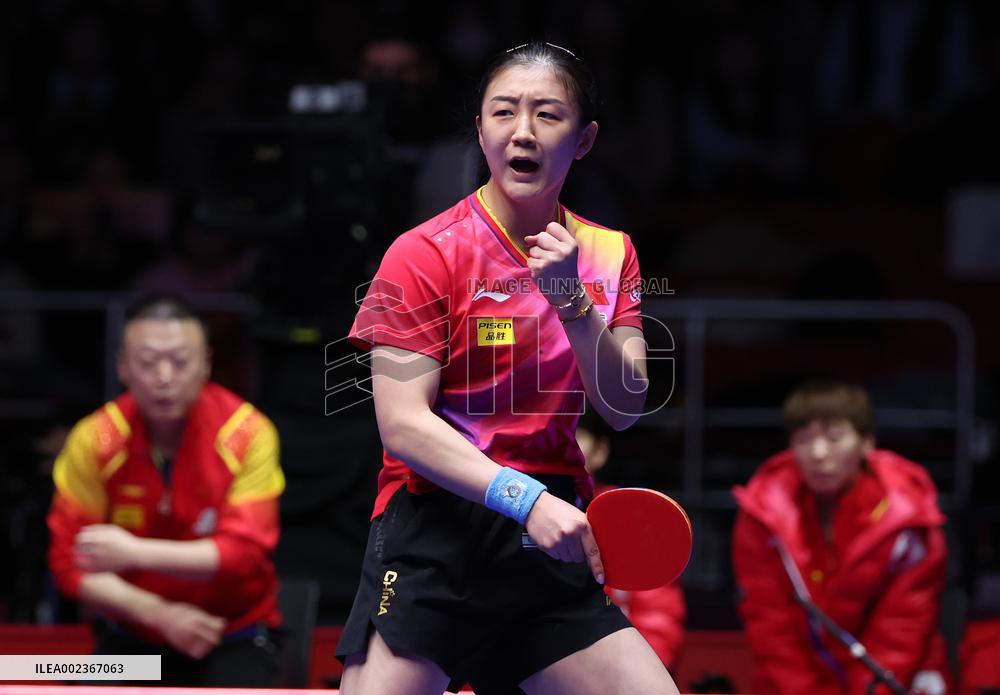(SP)SOUTH KOREA-BUSAN-TABLE TENNIS-WORLD TEAM CHAMPIONSHIPS FINALS-WOMEN-FINAL-CHN VS JPN
