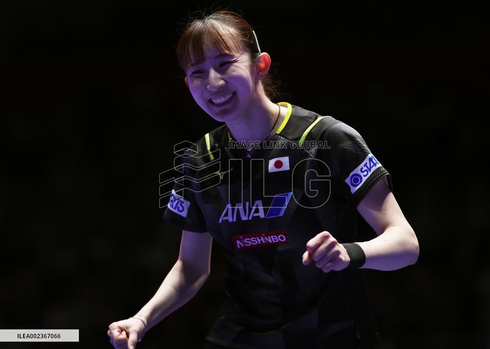 (SP)SOUTH KOREA-BUSAN-TABLE TENNIS-WORLD TEAM CHAMPIONSHIPS FINALS-WOMEN-FINAL-CHN VS JPN