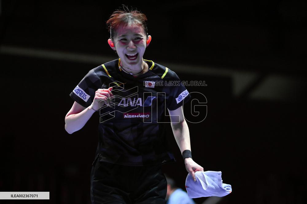 (SP)SOUTH KOREA-BUSAN-TABLE TENNIS-WORLD TEAM CHAMPIONSHIPS FINALS-WOMEN-FINAL-CHN VS JPN