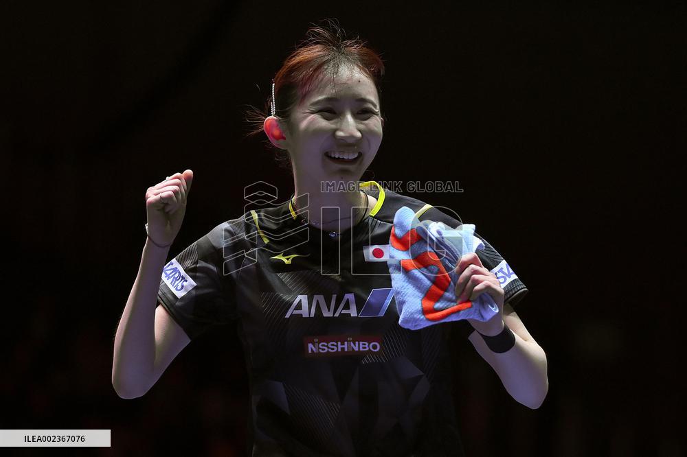 (SP)SOUTH KOREA-BUSAN-TABLE TENNIS-WORLD TEAM CHAMPIONSHIPS FINALS-WOMEN-FINAL-CHN VS JPN