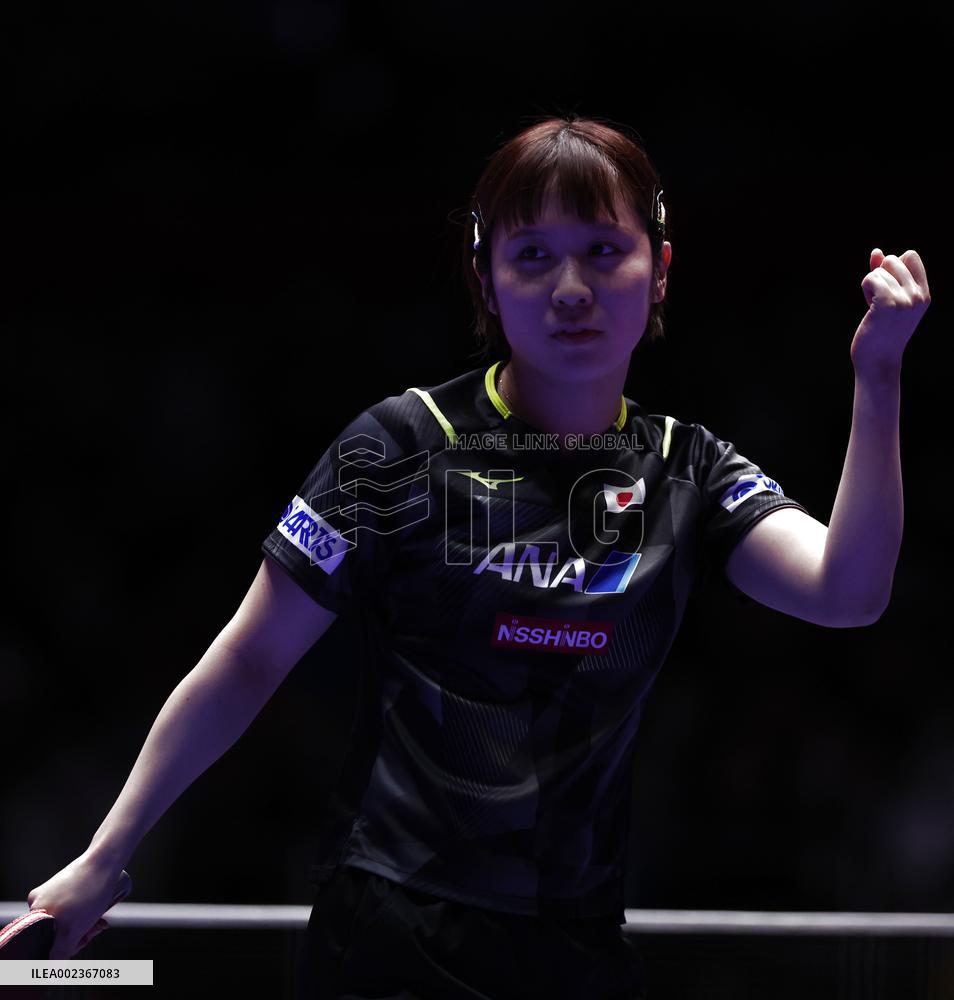 (SP)SOUTH KOREA-BUSAN-TABLE TENNIS-WORLD TEAM CHAMPIONSHIPS FINALS-WOMEN-FINAL-CHN VS JPN