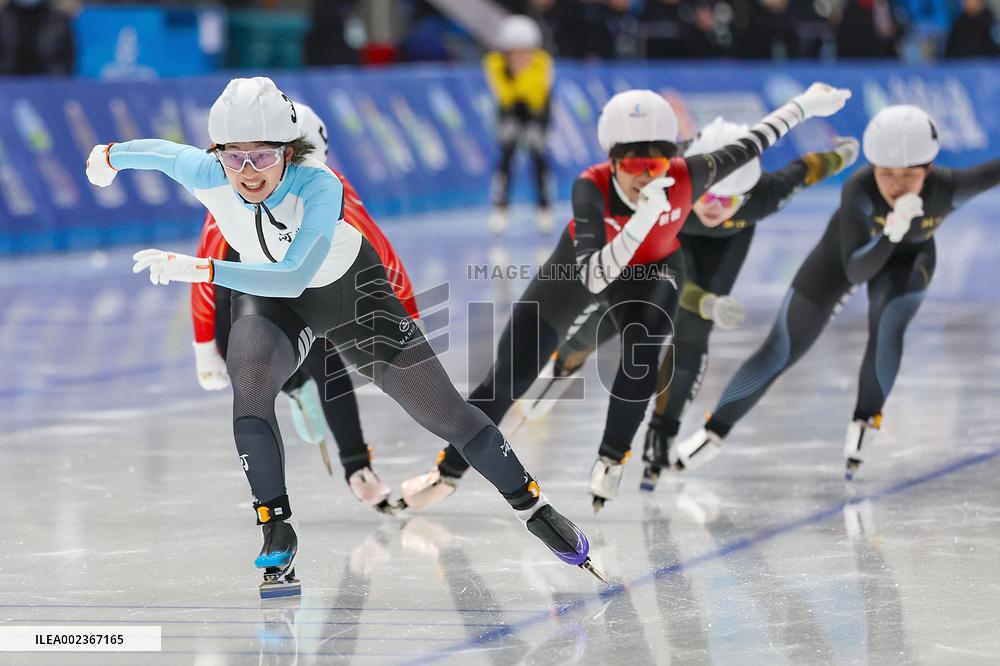 (SP)CHINA-INNER MONGOLIA-HULUN BUIR-14TH NATIONAL WINTER GAMES-SPEEDSKATING (CN)