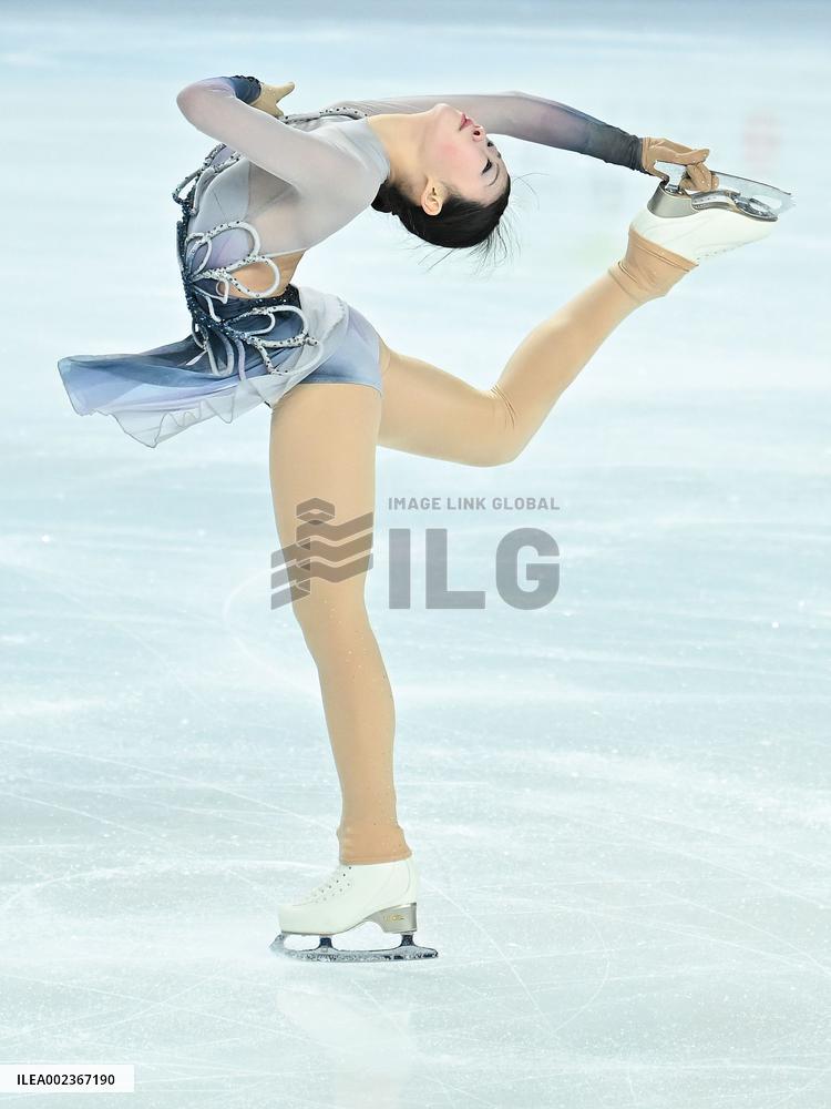 (SP)CHINA-INNER MONGOLIA-HULUN BUIR-14TH NATIONAL WINTER GAMES-FIGURE SKATING-WOMEN-SHORT PROGRAM (CN)