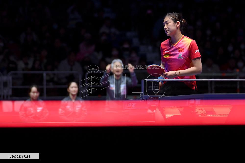(SP)SOUTH KOREA-BUSAN-TABLE TENNIS-WORLD TEAM CHAMPIONSHIPS FINALS-WOMEN-FINAL-CHN VS JPN