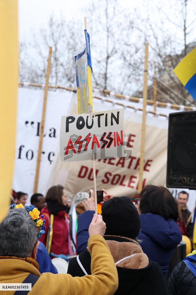 Rally For Ukraine - Paris