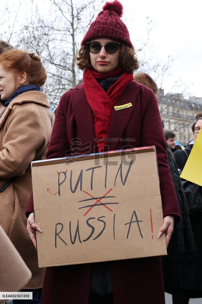 Rally For Ukraine - Paris