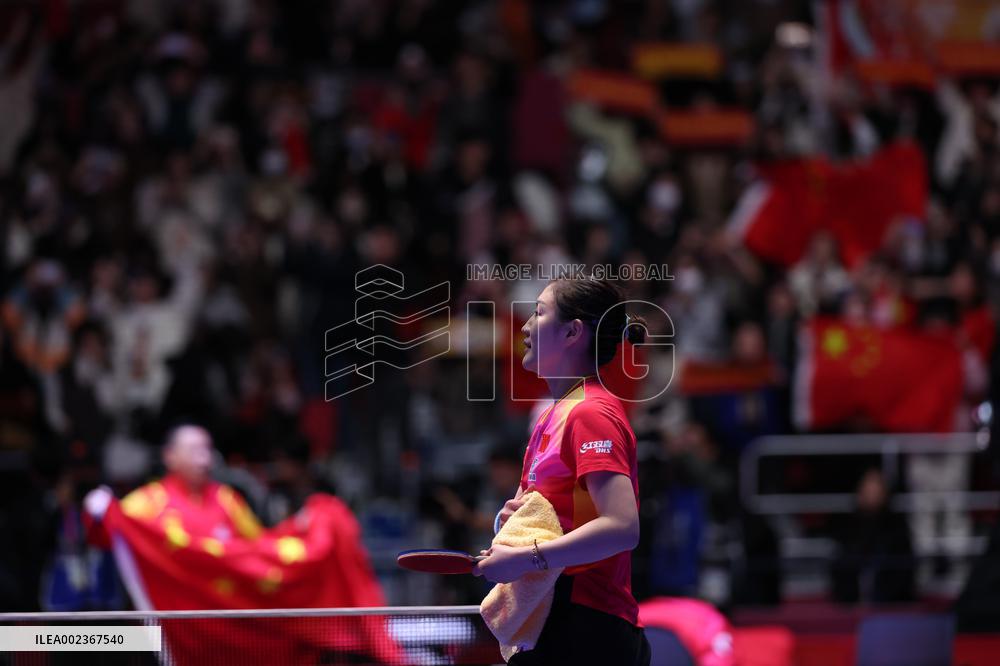 (SP)SOUTH KOREA-BUSAN-TABLE TENNIS-WORLD TEAM CHAMPIONSHIPS FINALS-WOMEN-FINAL-CHN VS JPN