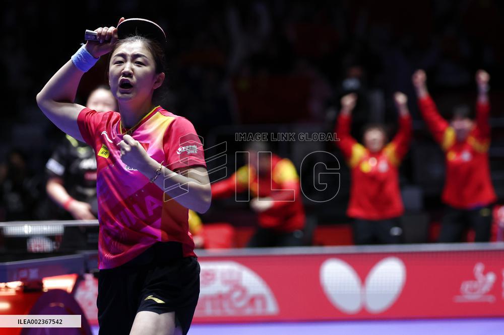 (SP)SOUTH KOREA-BUSAN-TABLE TENNIS-WORLD TEAM CHAMPIONSHIPS FINALS-WOMEN-FINAL-CHN VS JPN